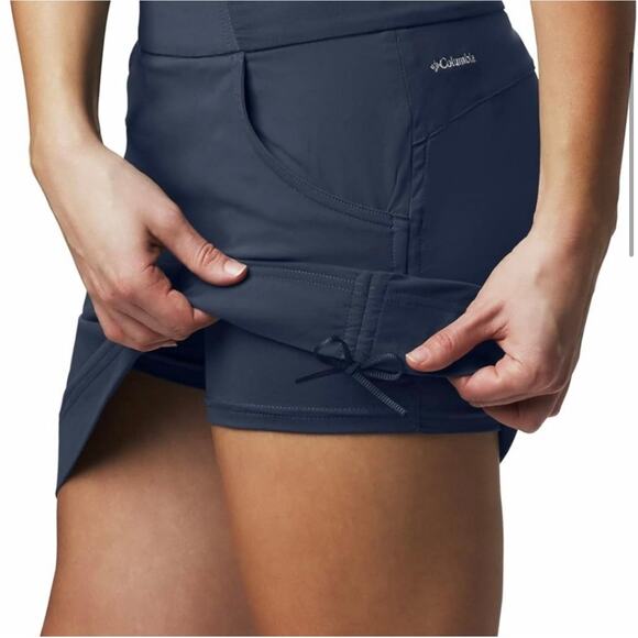Columbia Women’s Casual Skort Navy Athletic 'Anytime' Size Medium - Picture 1 of 8